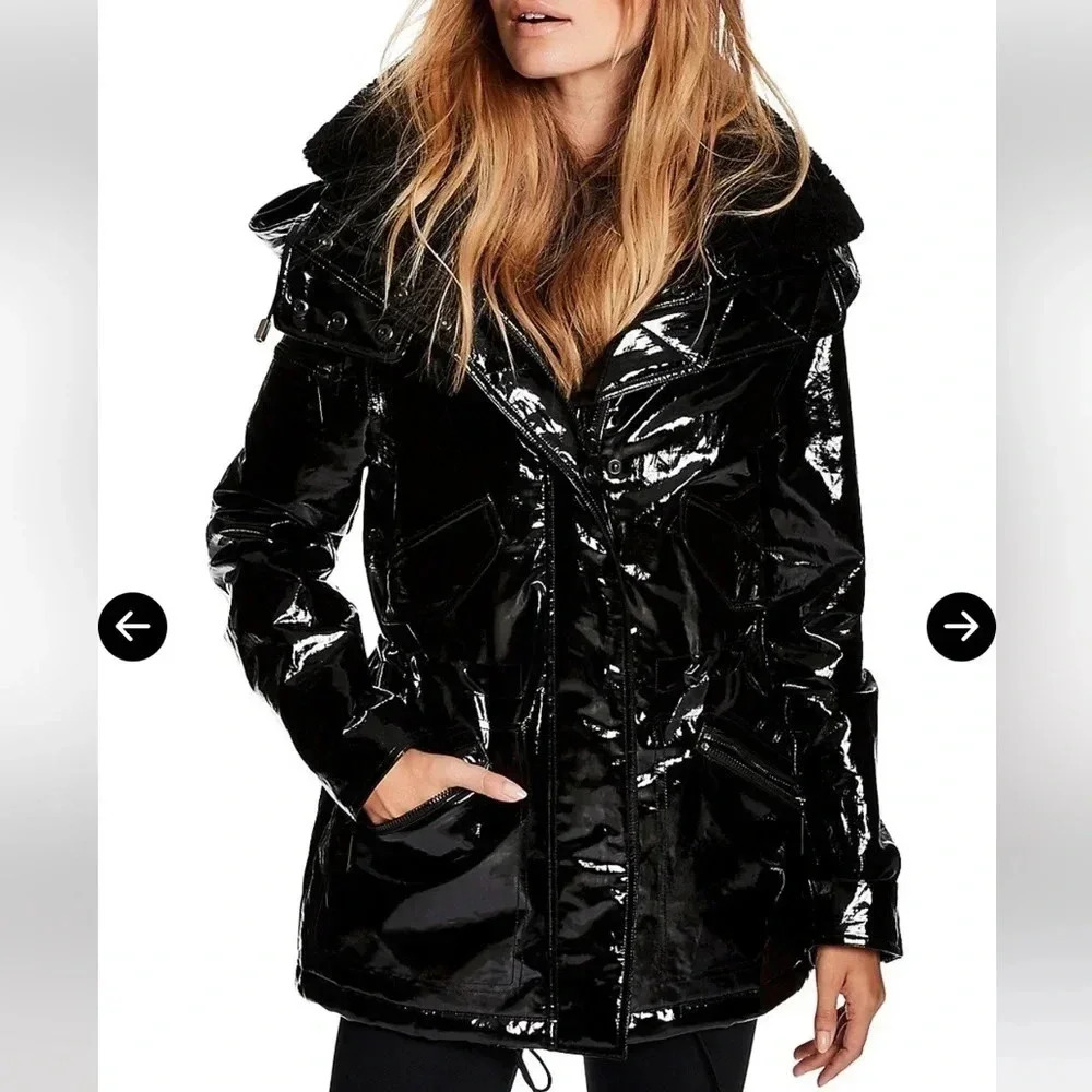 SAM. | Rory Teddy Layer Parka - Black | NWT Size XS